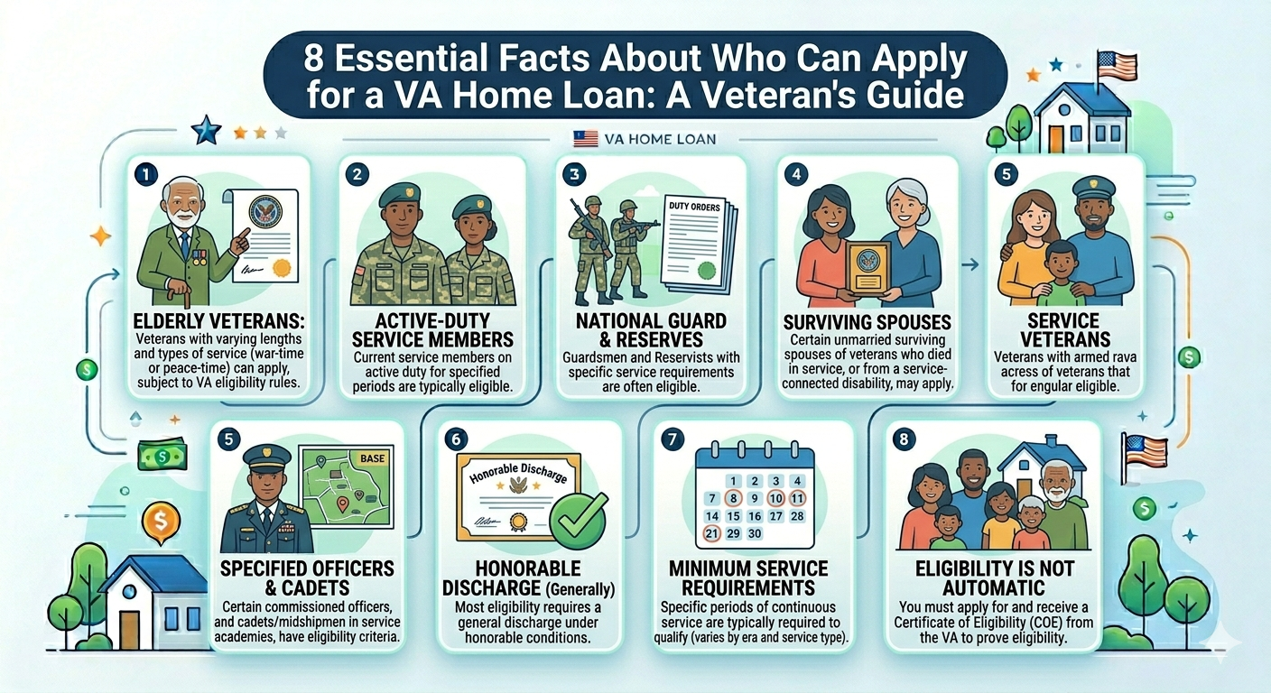 You are currently viewing 8 Essential Facts About Who Can Apply for a VA Home Loan